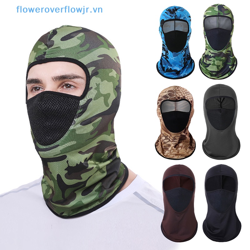 Fjr Mặt Nạ Trùm Đầu Thoáng Khí Balaclava Cho Mũ Bảo Hiểm Xe Máy Chạy Xe Đạp