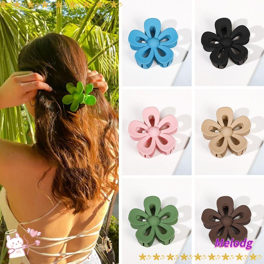 Bộ 3 Kẹp Tóc Màu Nhám Xinh Xắn Cho Nữ