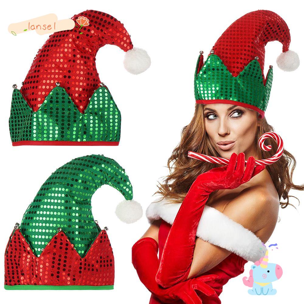 Nón Giáng Sinh Màu Xanh Lá Đỏ Dành Cho Nam Và Nữ