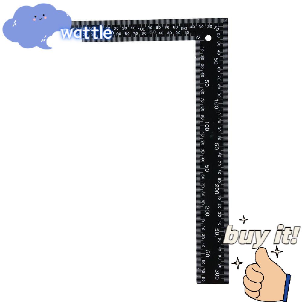 Thước Đo Góc Vuông 8x12 Inch Bằng Kim Loại Chuyên Dụng Cho May Vá Đồ Da DIY