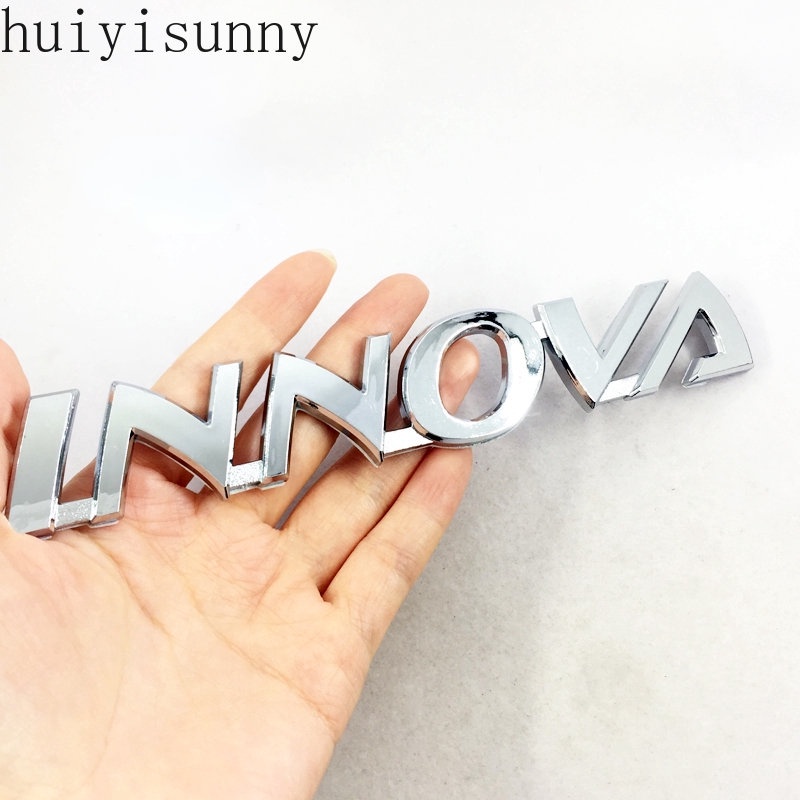 1 Miếng Dán Logo Chữ INNOVA Bằng ABS Trang Trí Đuôi Xe Hơi TOYOTA