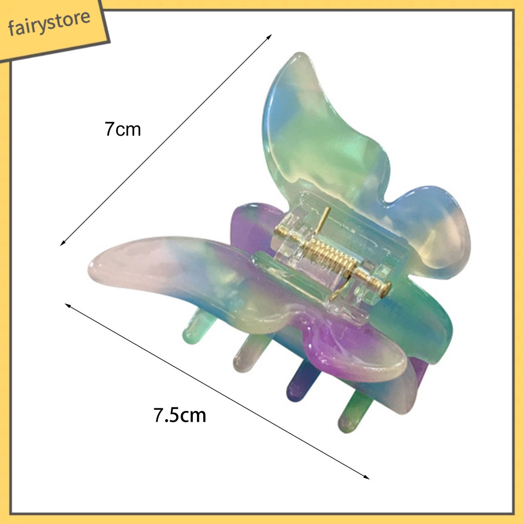 Kẹp Tóc Hình Bướm Màu Sắc Gradient Xinh Xắn