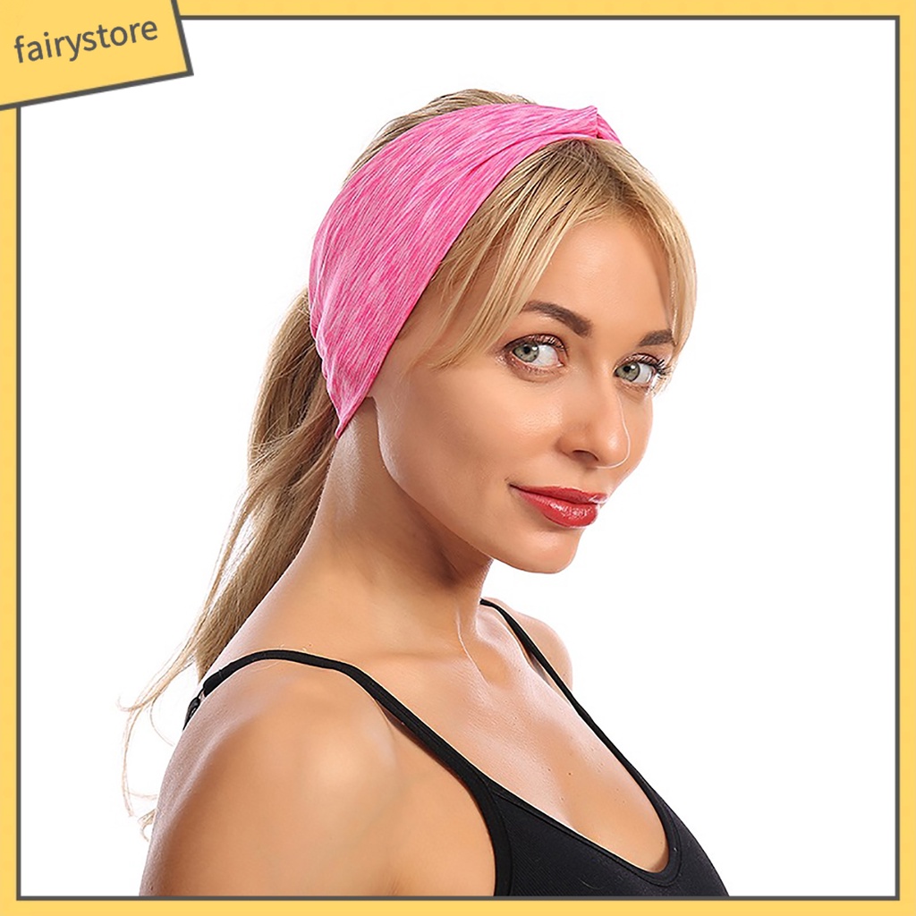 Băng Đô Lụa Sữa Chống Mồ Hôi Cho Nữ Tập Yoga