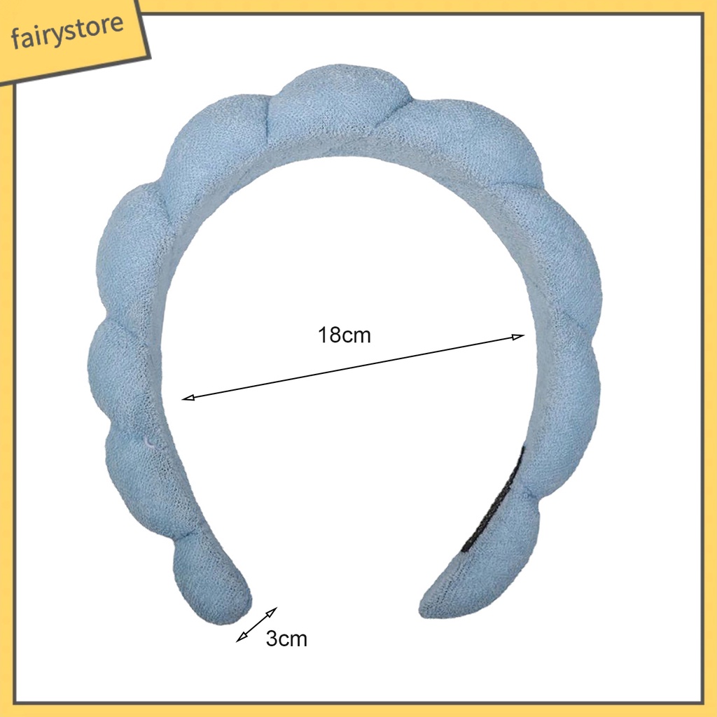 Băng Đô Mềm Mại Co Giãn Màu Trơn Chống Trượt Dùng Rửa Mặt