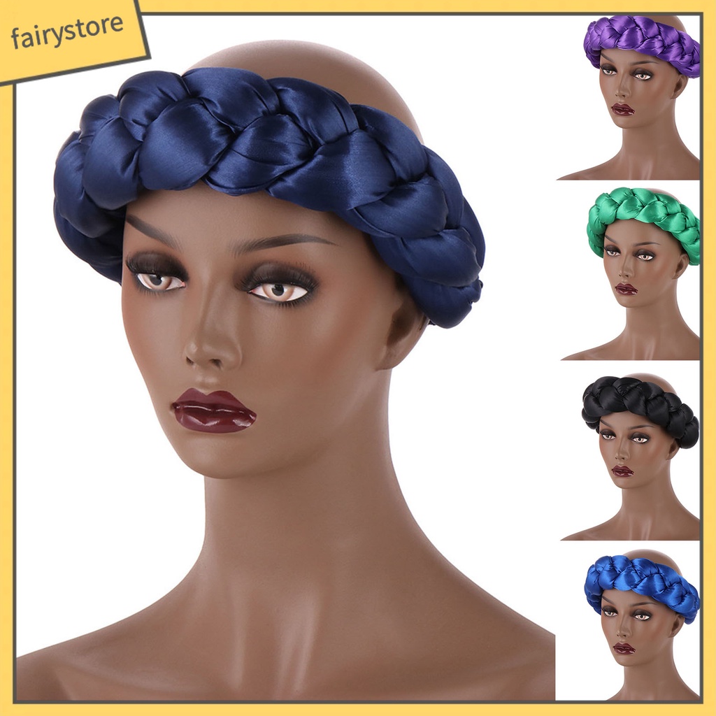 Băng Đô Cài Tóc Dày Dặn Màu Trơn Dùng Rửa Mặt Cho Nữ