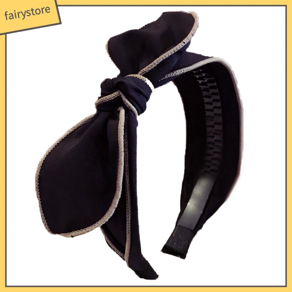 Băng Đô Cài Tóc Vải Bản Rộng Màu Sắc Ngọt Ngào Cho Nữ