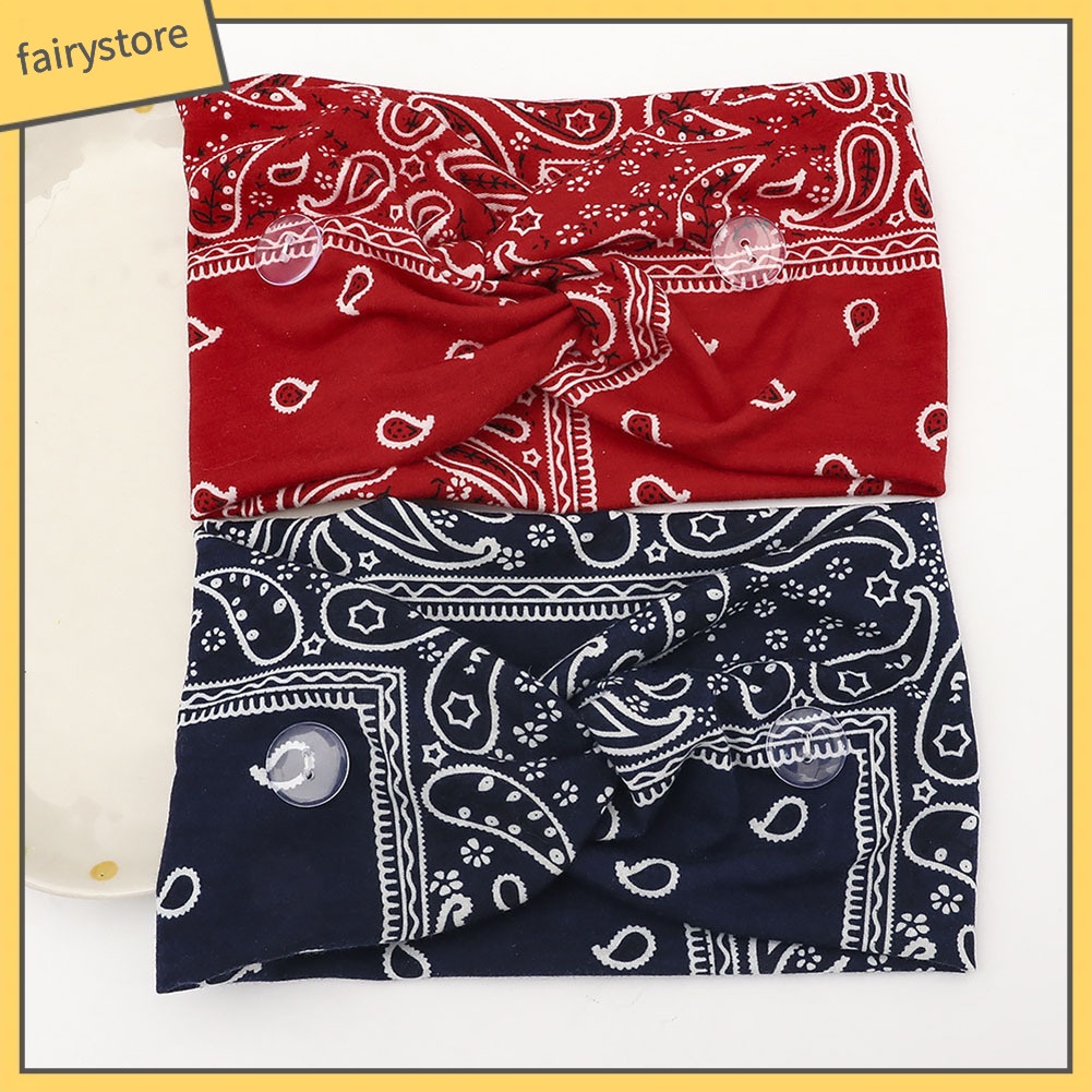 Băng Đô Cài Tóc Unisex Bản Rộng Co Giãn Có Nút Hỗ Trợ Luyện Tập Yoga / Thể Hình