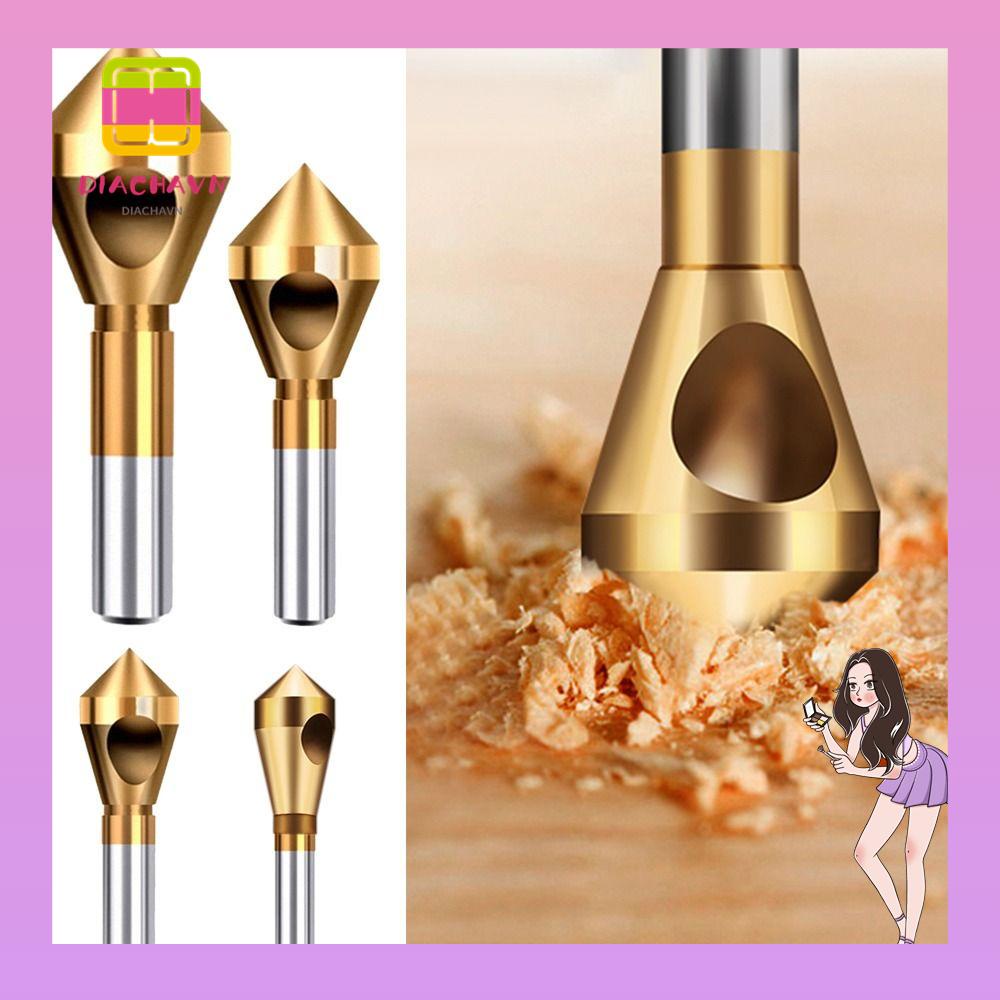 Mũi Khoan Lỗ 90 Độ Phủ Titan Chuyên Dụng Cho Vật Liệu Gỗ