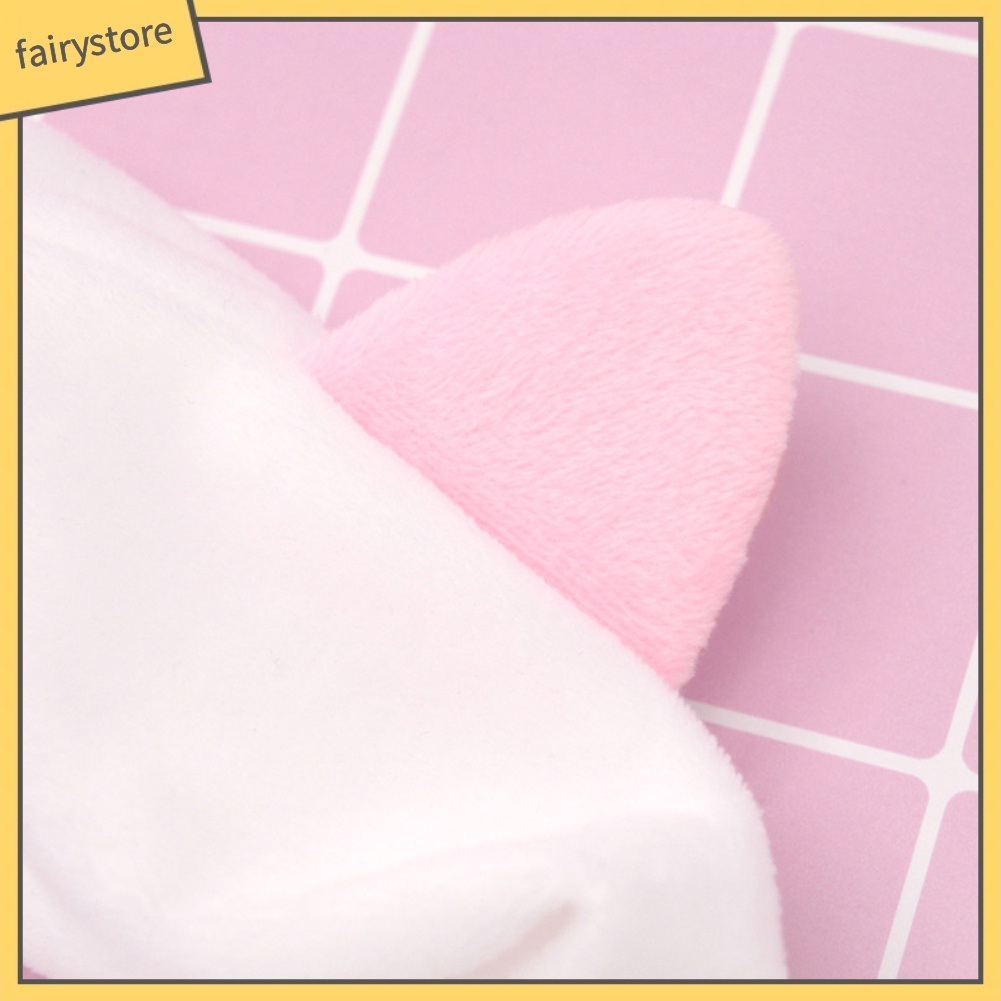 Băng Đô Tai Mèo Hoạt Hình Co Giãn Đáng Yêu Dành Cho Nữ Rửa Mặt Trang Điểm