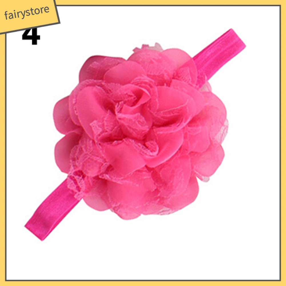 Băng Đô Hoa Co Giãn Dễ Thương Cho Bé Gái