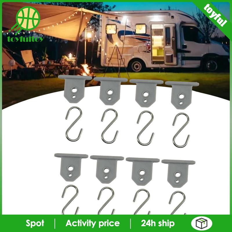[Toyfulcabin] Giá Đỡ Đèn Kênh Awning Dạng Trượt Du Lịch