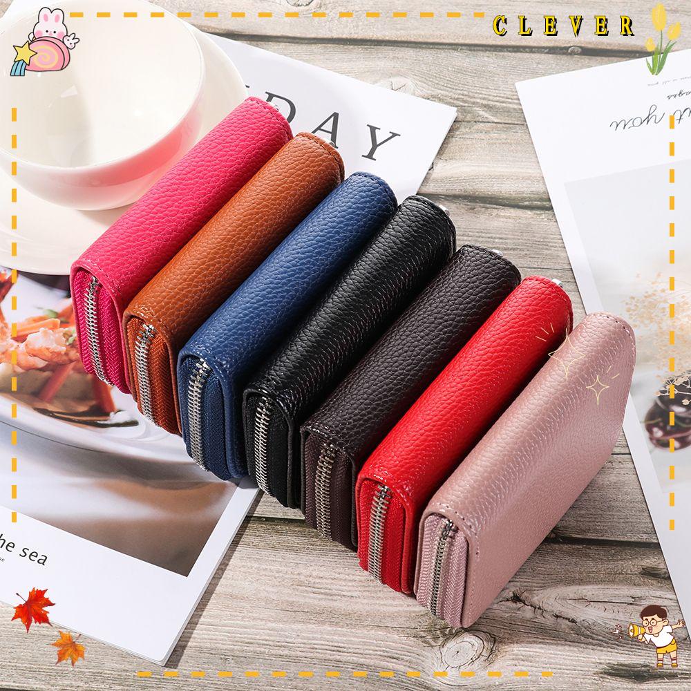 Ví Đựng Thẻ Đa Năng Có Khóa Kéo Tiện Dụng Ốp