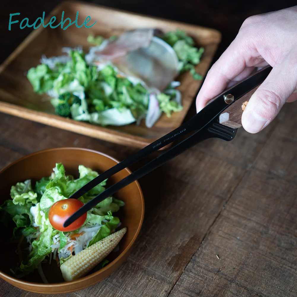 Kẹp Gắp Đồ Nướng BBQ Cổ Điển Chống Bỏng Cho Hoạt Động Cắm Trại Ngoài Trời