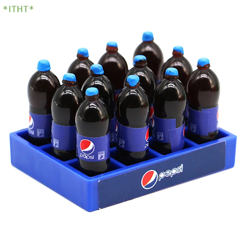 Bộ Khay Đựng Nước Ngọt / Soda Mini Dùng Trang Trí Nhà Búp Bê DIY Mới