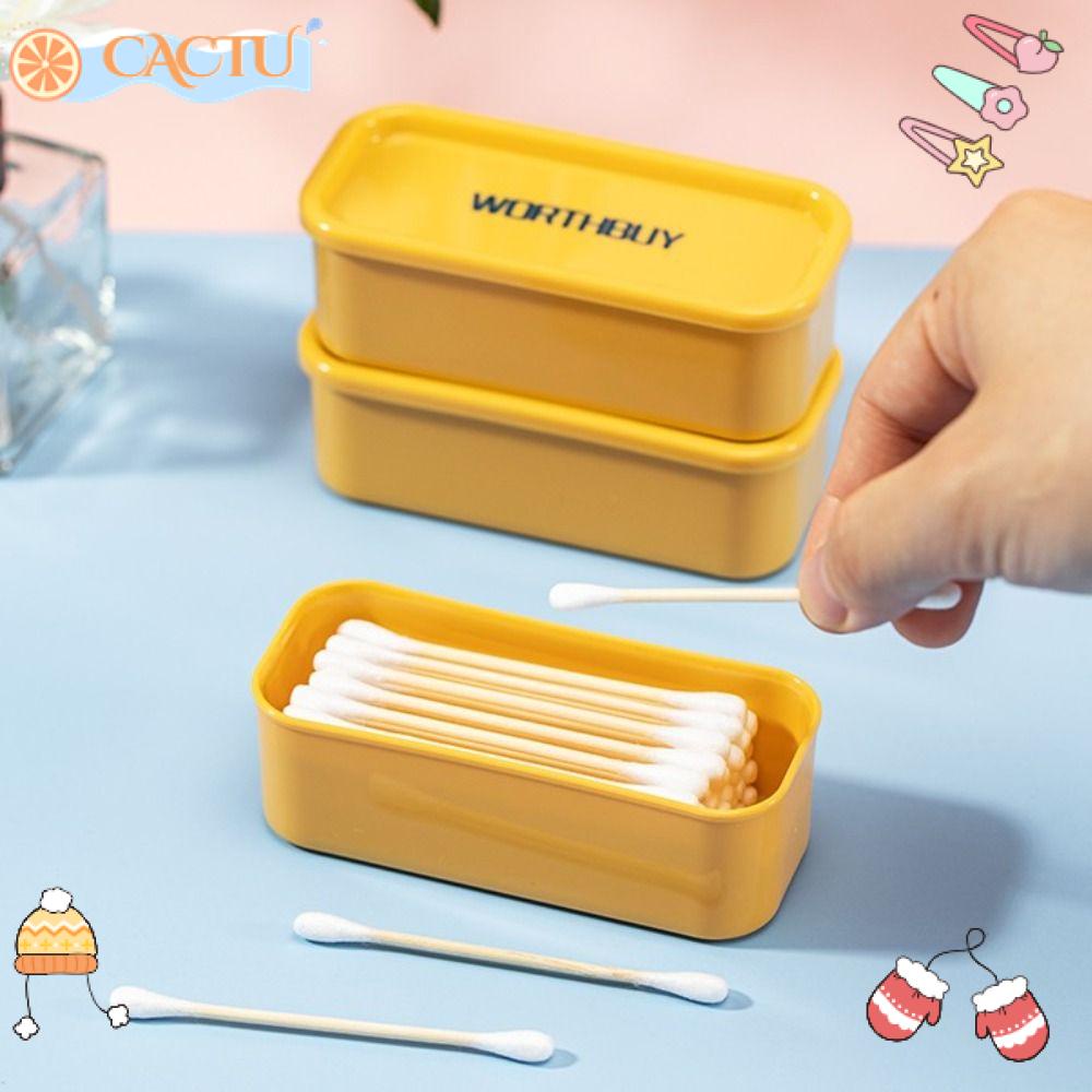 Hộp Đựng Tăm Bông Cotton Chống Bụi Tiện Dụng Ốp