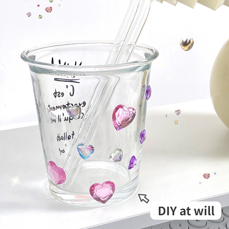 Dễ Thương Nhãn Dán 3d Hình Trái Tim Xinh Xắn