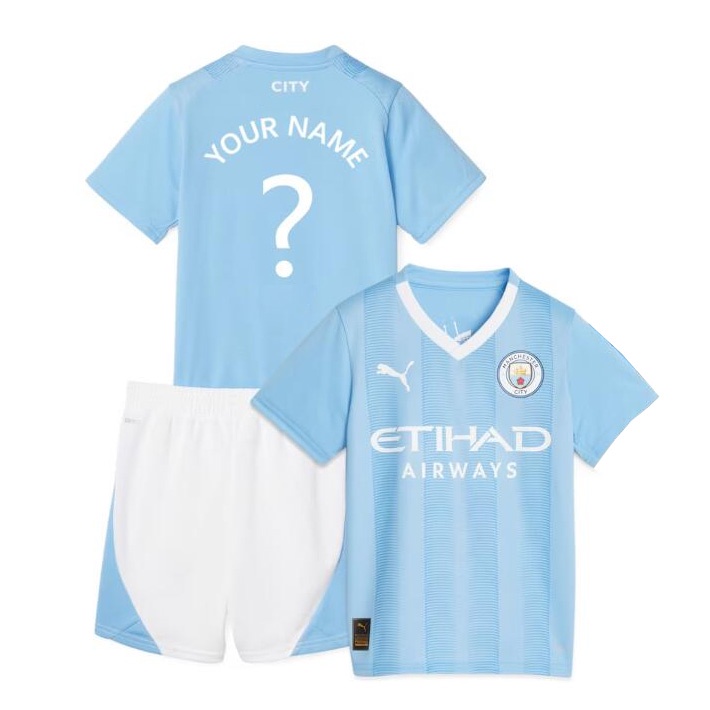 Bộ Đồ Thể Thao Đội Nhà Manchester City 23 / 24 Cá Tính Cho Người Lớn Và Trẻ Em