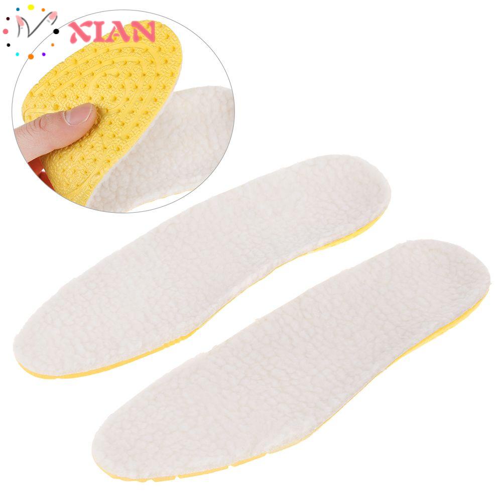 Xiantin Đệm Lót Giày Bốt Giữ Ấm Thoáng Khí Cỡ Lớn Cho Nam