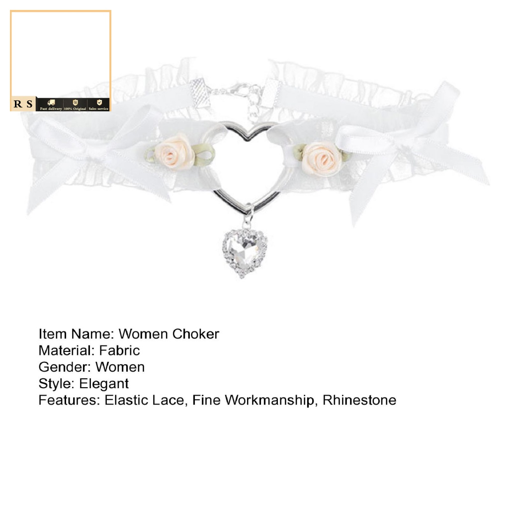 Vòng Cổ Choker Đính Đá Quyến Rũ Thời Trang Cho Nữ shopee10 shopee10