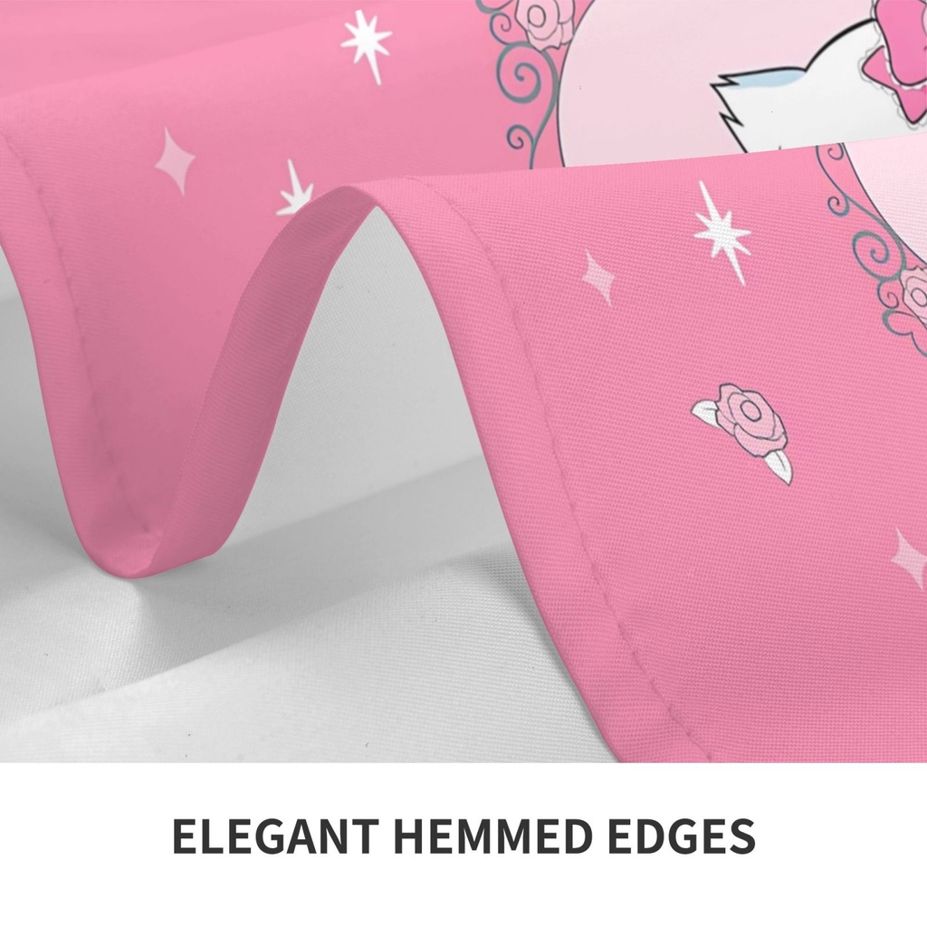 Khăn Trải Bàn Bằng Polyester Chống Nhăn 54x72in In Họa Tiết Sanrio Charmmy Kitty