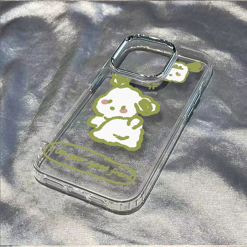 ✅Ốp Điện Thoại Mềm Chống Sốc In Hình Cún Dễ Thương Cho Iphone 1314ProPlus 7I 12 118 max