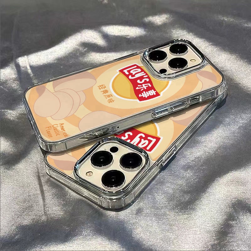 ✅Ốp Điện Thoại Mềm Chống Sốc In Hình Khoai Tây Chiên Cho Iphone12 14pro7 13 118pl