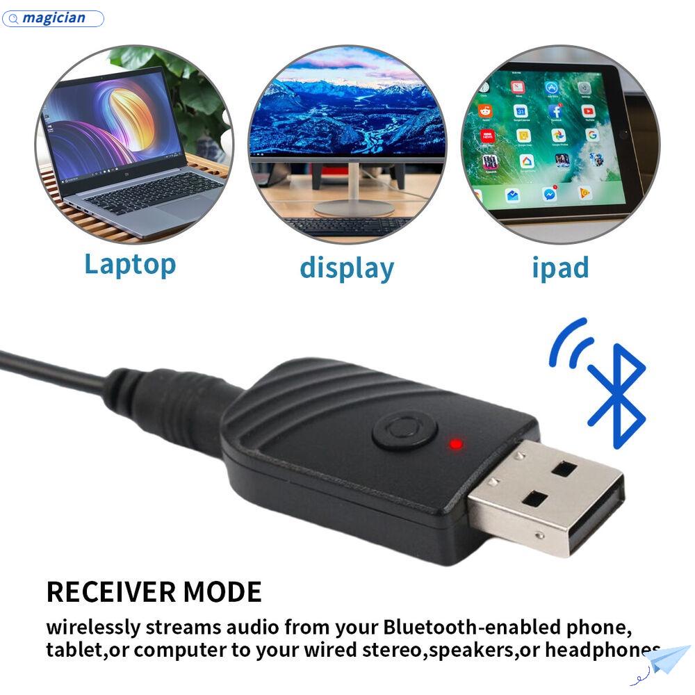 Thiết Bị Nhận Tín Hiệu Âm Thanh Bluetooth 5.0 3 Trong 1 Giắc Cắm 3.5 mm