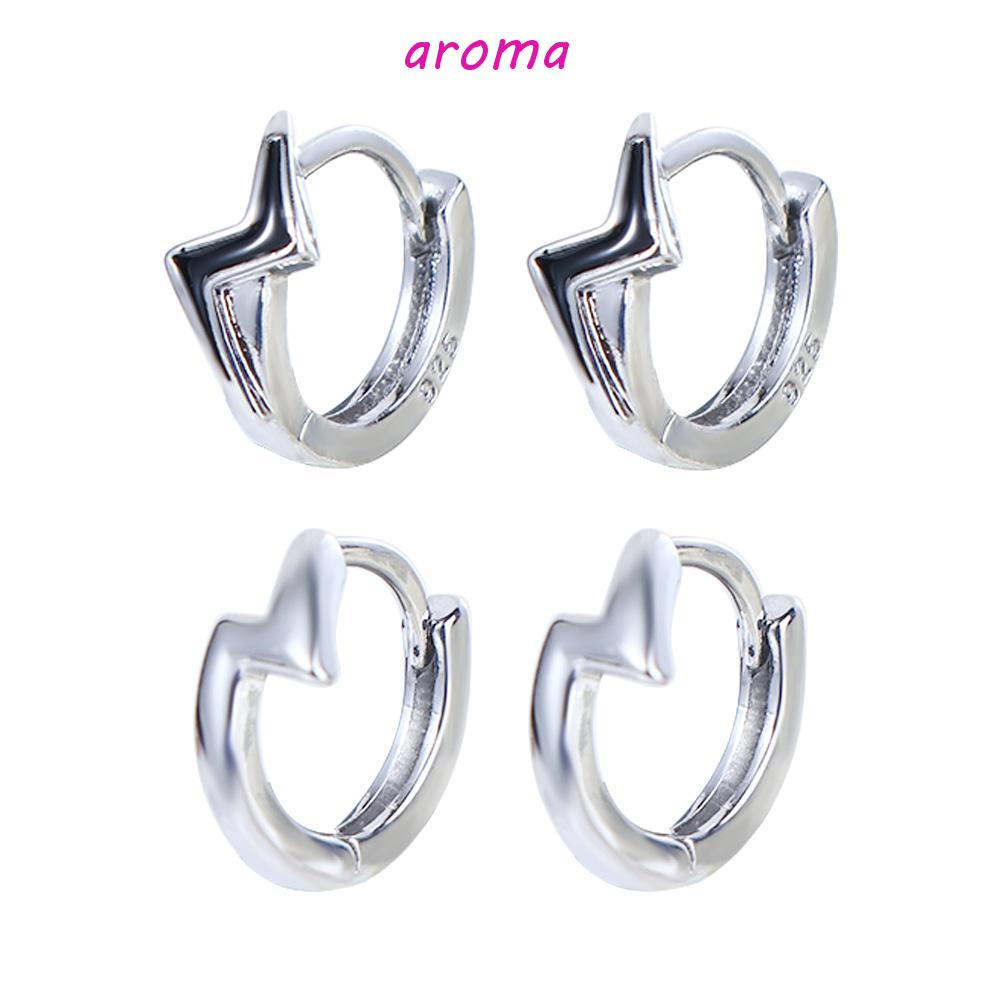 Khuyên Tai Tròn Phong Cách Punk Đường Phố Cá Tính Sáng Tạo Dành Cho Nam Nữ