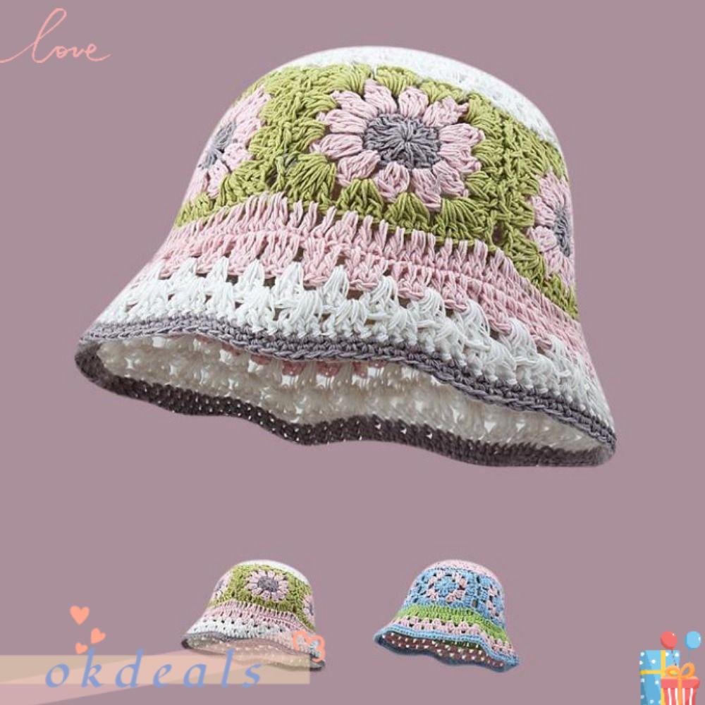 Mũ Bucket Dệt Kim Thời Trang Mùa Hè Hàn Quốc 2023 Mới