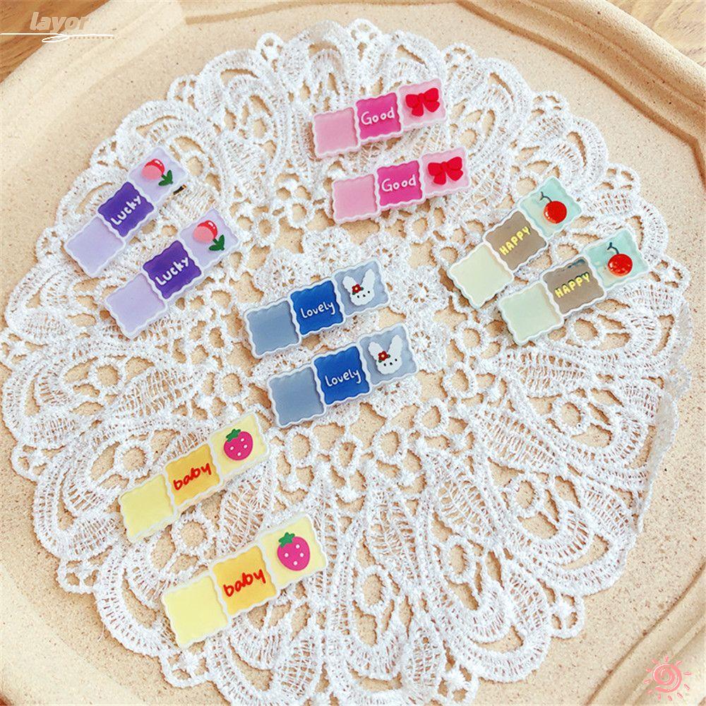 1 Cặp Kẹp Tóc Trang Trí Dễ Thương Cho Bé