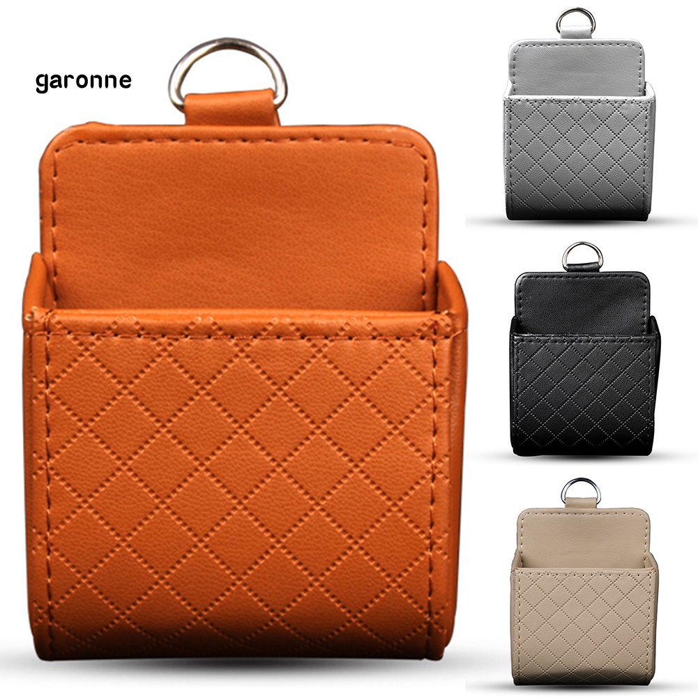 Giá Đỡ Điện Thoại Giả Da Gắn Khe Điều Hòa Xe Hơi