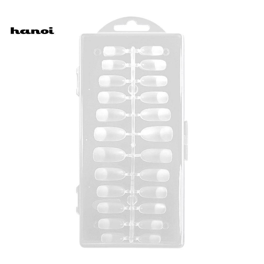 Hộp 240 Móng Tay Giả Trong Suốt Có Thể Tháo Rời Chắc Chắn