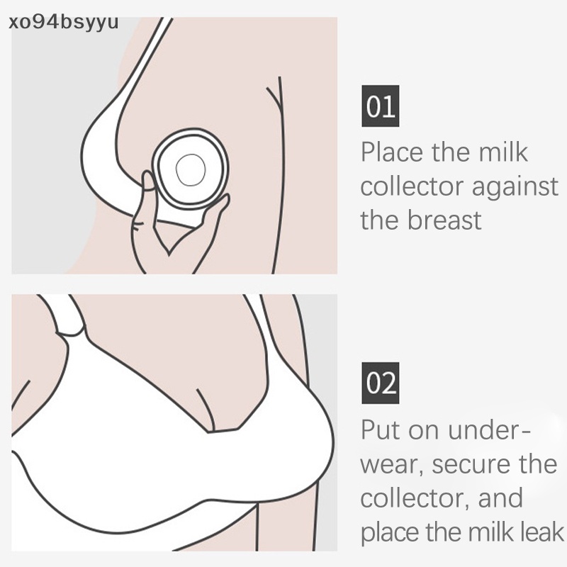 1 / 2 Cốc Silicon Uống Sữa Mẹ Xo94Bsyu Chống Rò Rỉ Tiện Dụng