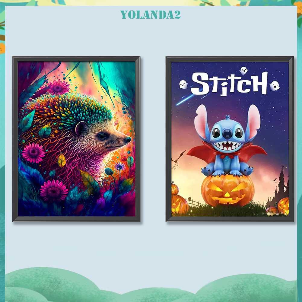 Bộ Tranh Đính Đá 5D Họa Tiết Hoạt Hình Độc Đáo DIY Dùng Trang Trí Nhà Cửa