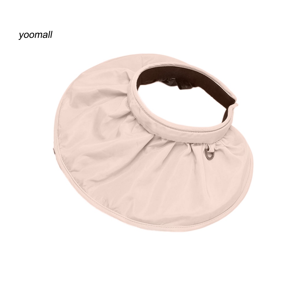 Mũ Chống Nắng Rộng Vành Hở Chóp Có Thể Gấp Gọn Thời Trang Cho Nữ