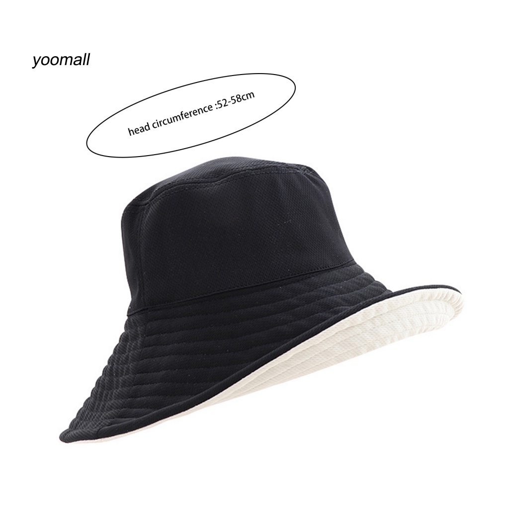Nón Tai Bèo Vành Phẳng Màu Trơn Chống Nắng Thời Trang Mùa Hè Cho Nữ