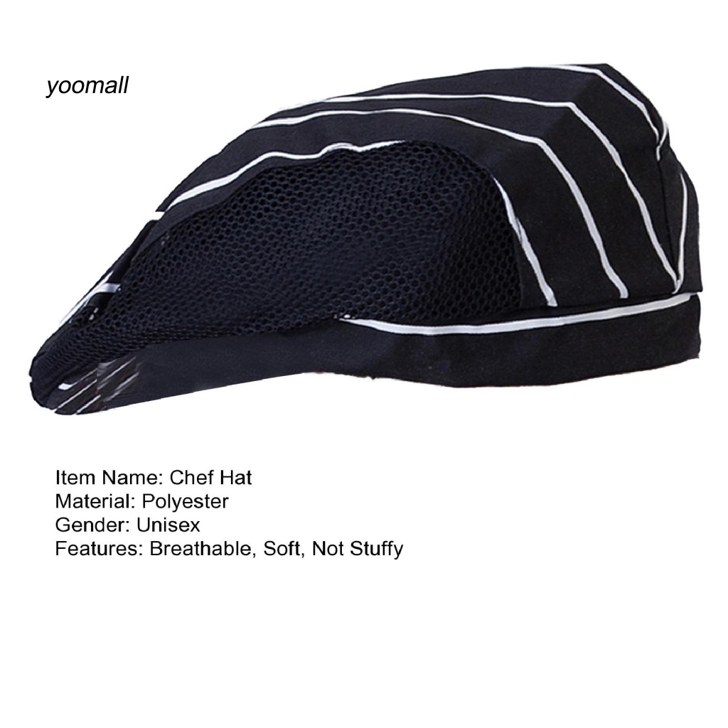 Yo / Mũ Đầu Bếp Họa Tiết Kẻ Sọc In Chilli Thoáng Khí Cho Khách Sạn Nhà Hàng