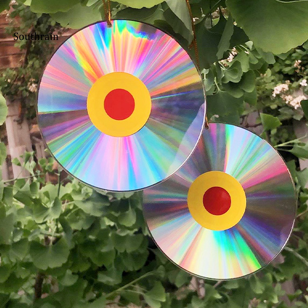 Đĩa Đuổi Chim Hình Đôi Mắt Phản Quang Chuyên Nghiệp Chống Chim Chóc Mắt Đỏ Hiệu Quả Mạnh Mẽ Cho Sân Vườn