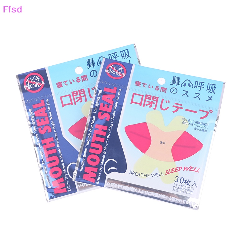 {Ffsd} Bộ 2 Miếng Dán Miệng Chống Ngáy Tự Kích Ứng Cho Người Lớn Trẻ Em * Bán Chạy