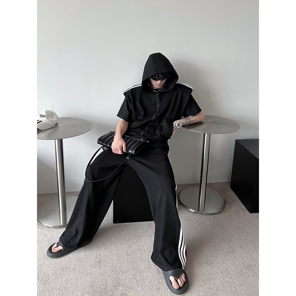 Quần Thể Thao Ba Tất Ống Rộng Thời Trang Mùa Hè Dành Cho Nam 2023