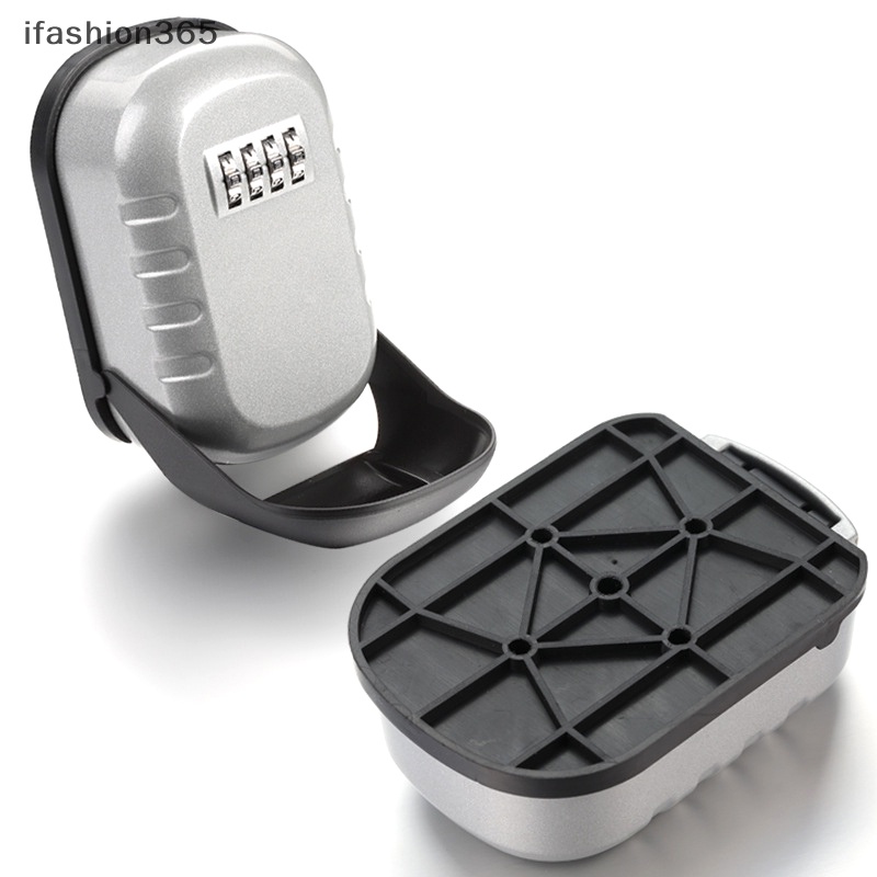 Hộp Đựng Thẻ ID / Chìa Khóa Dự Phòng Bằng Kim Loại Có Mật Khẩu ifashion365