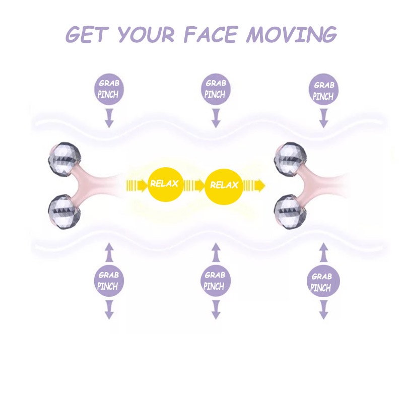 Máy Mát Xa Nâng Cơ Mặt 3 Trong 1 Tiện Dụng