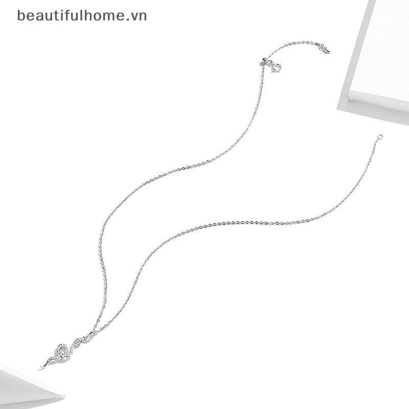 Vòng cổ Mặt Hình Rắn Đính Đá Pha Lê Thời Trang Cho Nữ