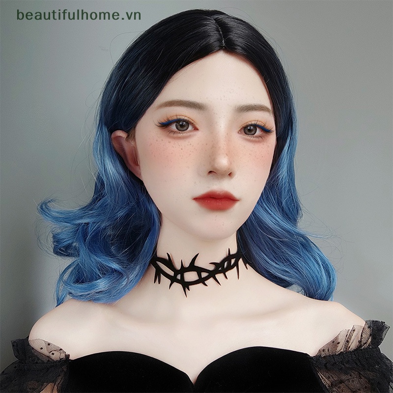 [beautifulhome] Vòng Cổ Choker Hoa Hồng Lớn Thời Trang Punk Quyến Rũ Trang Trí Tiệc Tùng [beauty]