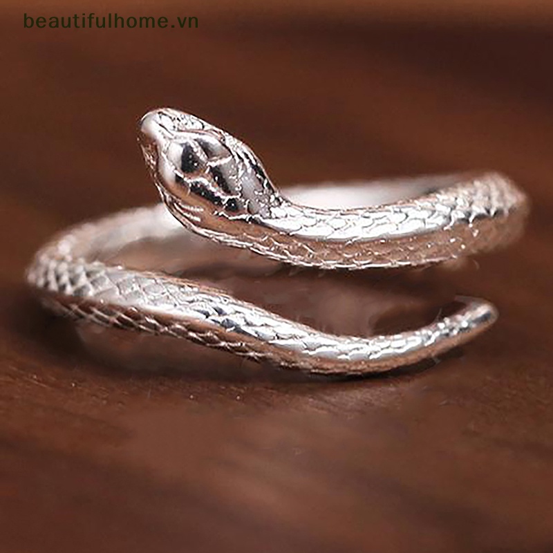 Nhẫn Hình Rắn Sáng Tạo Có Thể Điều Chỉnh Kích Cỡ Thời Trang Cho Nam Và Nữ