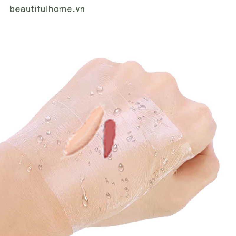 Bộ 10 Bảng Pha Màu Trang Điểm Bằng Giấy PU Dùng Một Lần