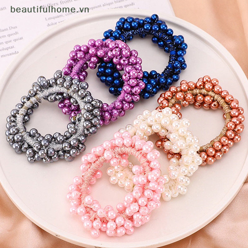 Băng Đô Ngọc Trai Giả Co Giãn Thanh Lịch Cho Nữ [beautifulhome]