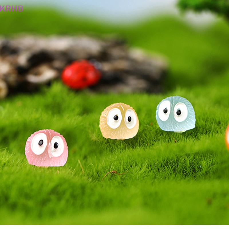 Set 10 Phụ Kiện Trang Trí Tiểu Cảnh Bằng Nhựa Phát Quang DIY Mới