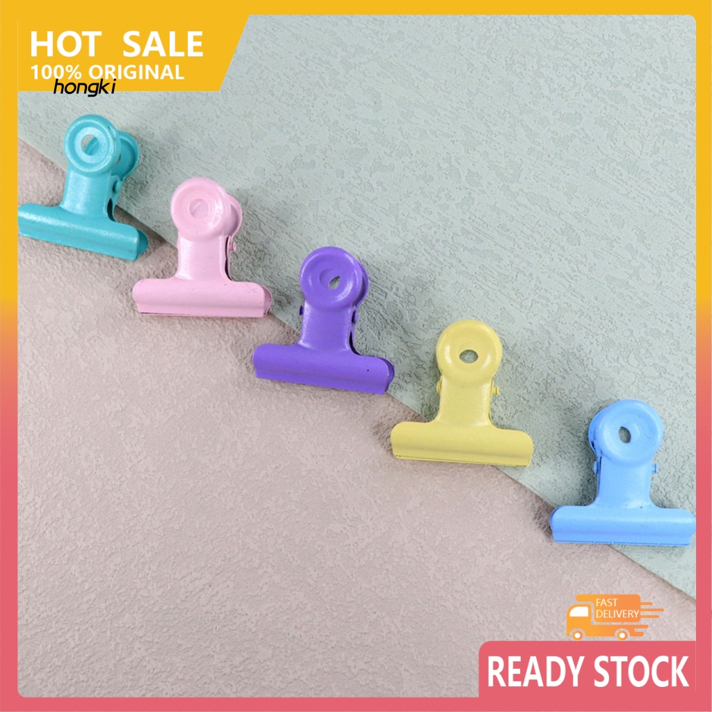 Set 5 Kẹp Cố Định Móng Tay Bằng Kim Loại Bản Rộng Tiết Kiệm Sức Lao Động Tiện Dụng