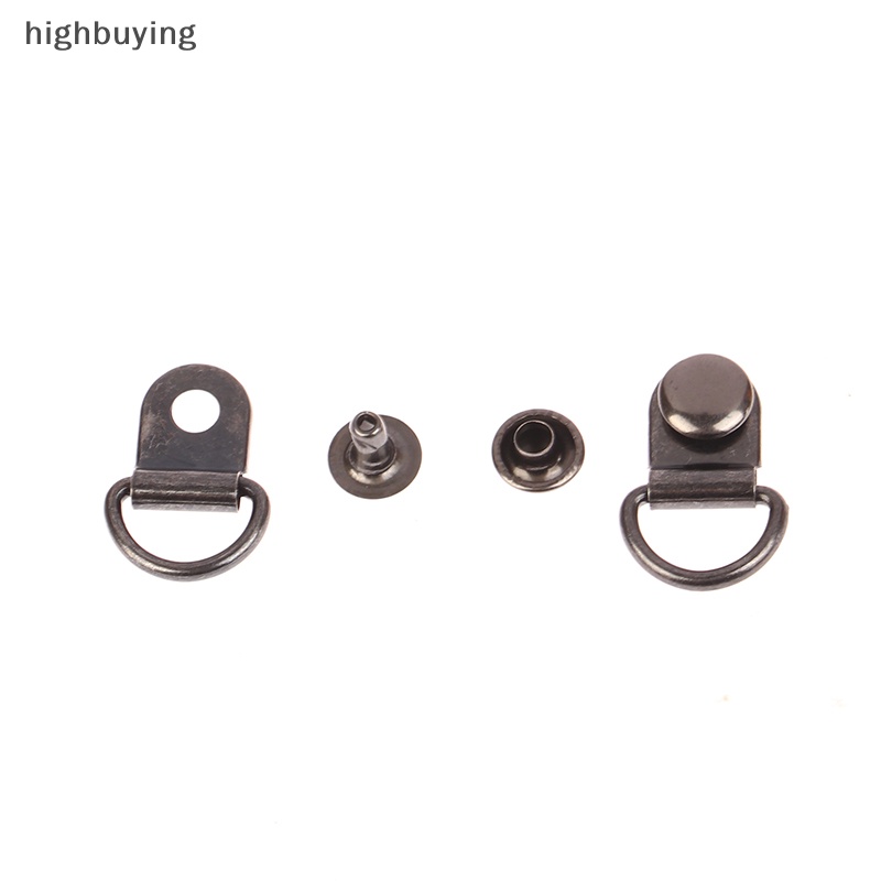 Set 10 Vòng Khóa Chữ D Bằng Kim Loại Chuyên Dụng Sửa Chữa Túi Xách Leo Núi